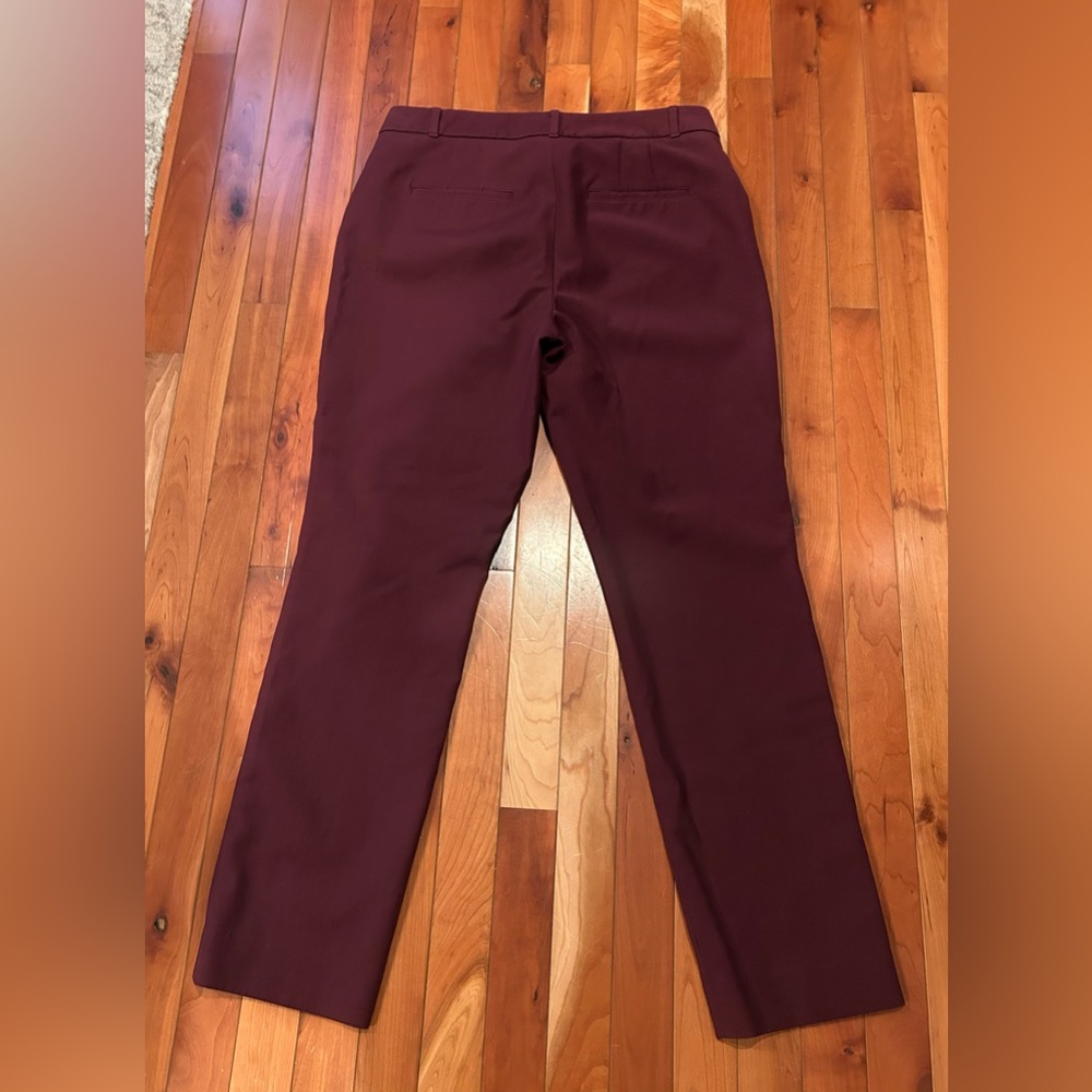 White House Black Market Burgundy Pants
